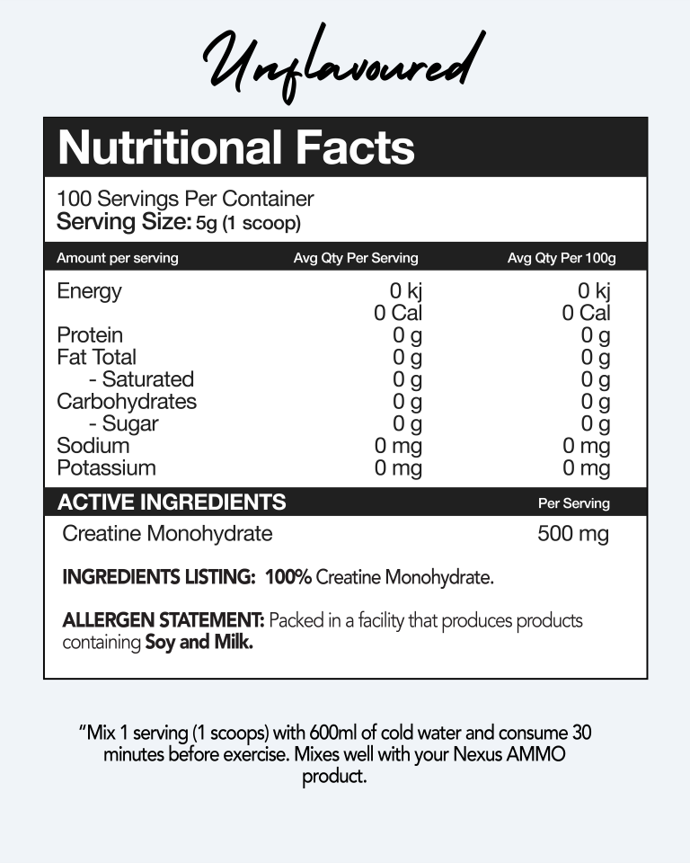 Nutritional Label