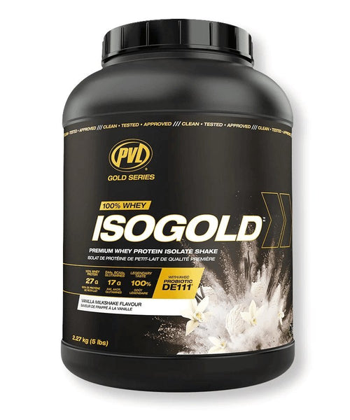 PVL Gold Series ISO Gold Vitamins & Supplements Sky Nutrition 5LB Vanilla Milkshake 