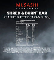 MUSASHI SHRED & BURN PROTEIN BARS