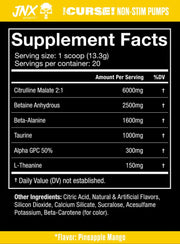 JNX Sports The Curse! Non Stim Pumps