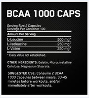 Optimum Nutrition BCAA 60 Caps