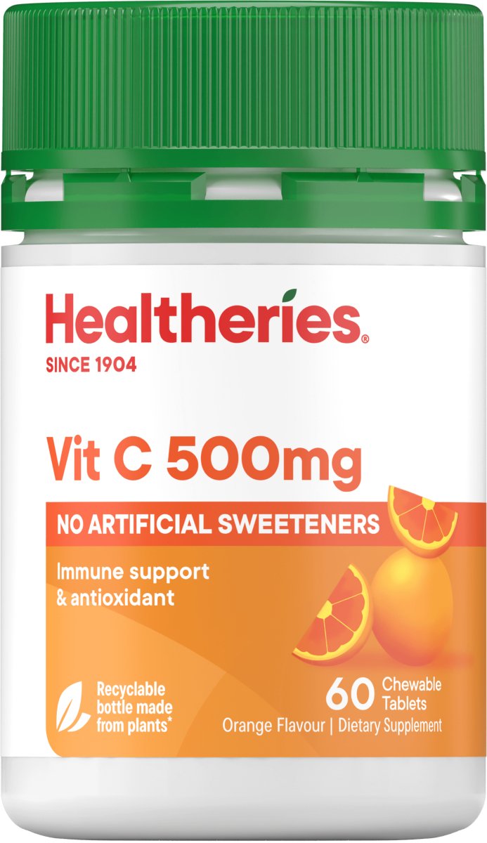 Healtheries Vit C 500mg Chewable Tablets