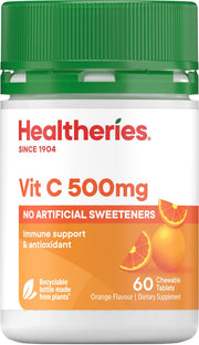 Healtheries Vit C 500mg Chewable Tablets