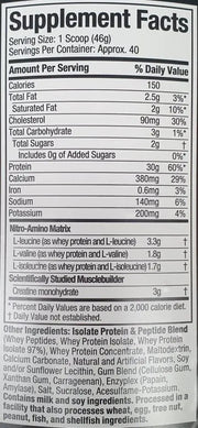 MuscleTech Nitro-Tech Whey Protein 4Lb - TopDog Nutrition