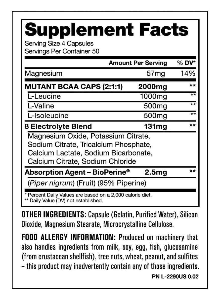 Mutant BCAA - TopDog Nutrition