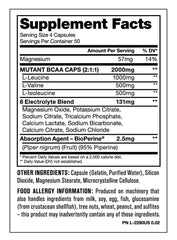 Mutant BCAA - TopDog Nutrition