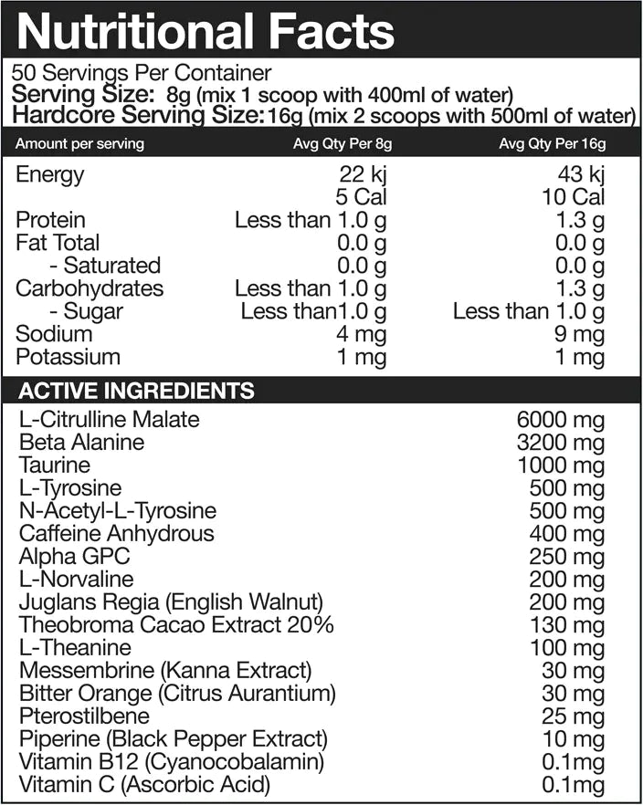 Nexus PER4M + AMP3D Pre-Workout Stack