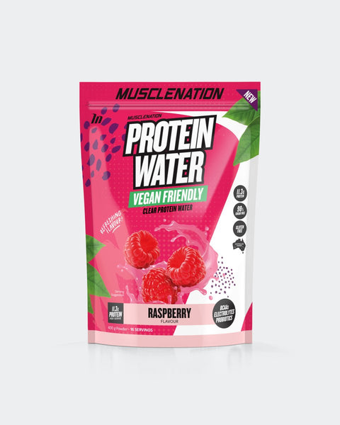 Muscle Nation PLANT PROTEIN WATER Raspberry