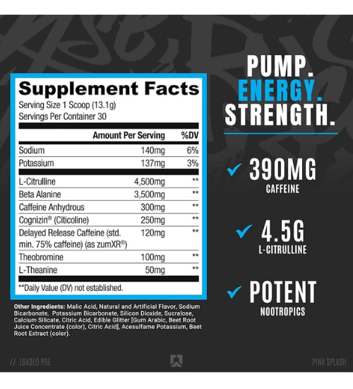 Ryse Loaded Pre Workout