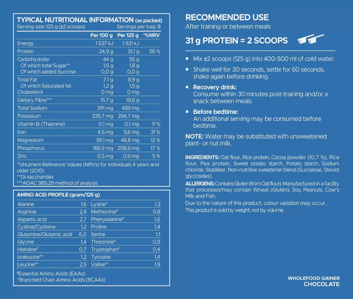 USN Wholefood Gainer