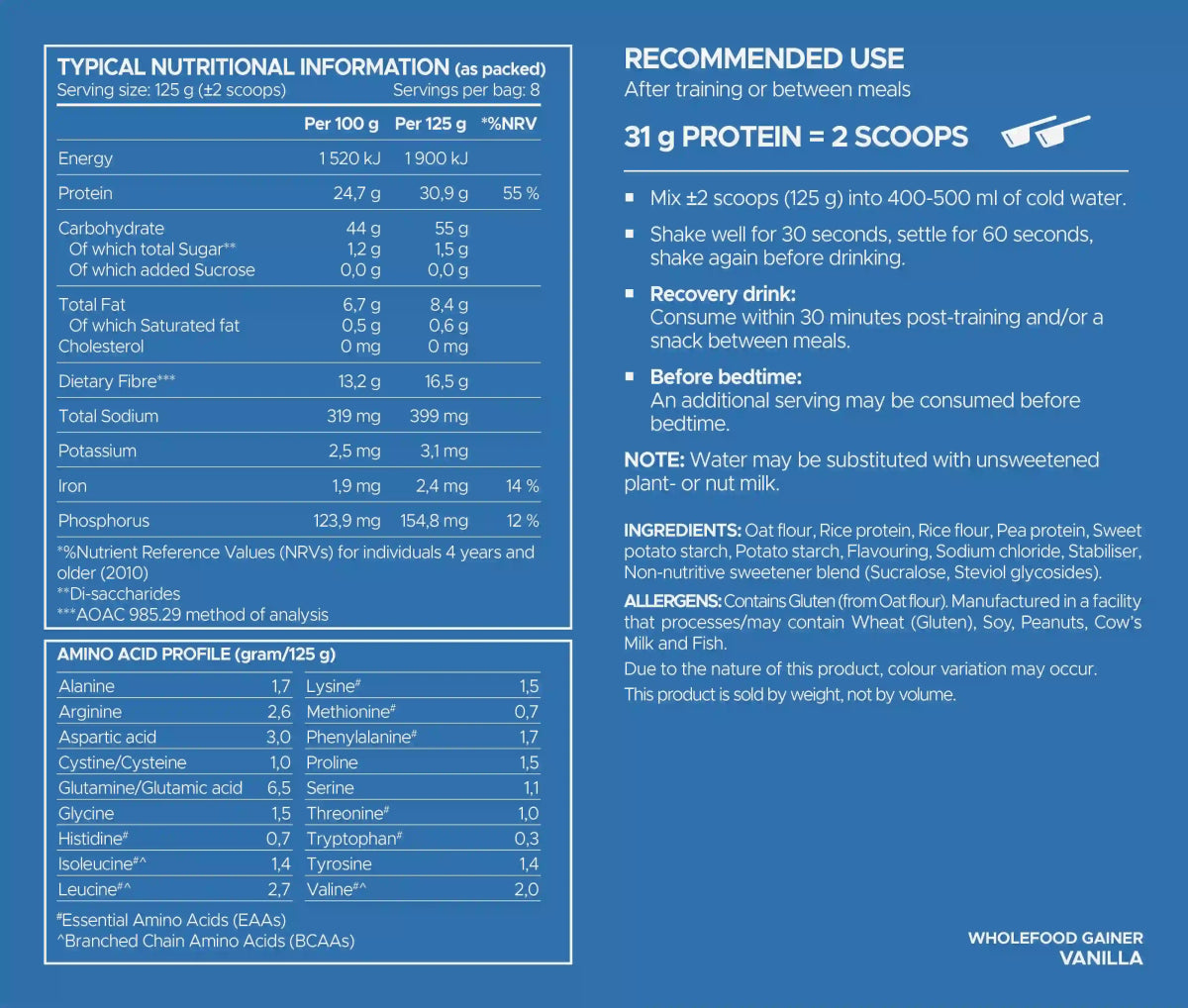 USN Wholefood Gainer