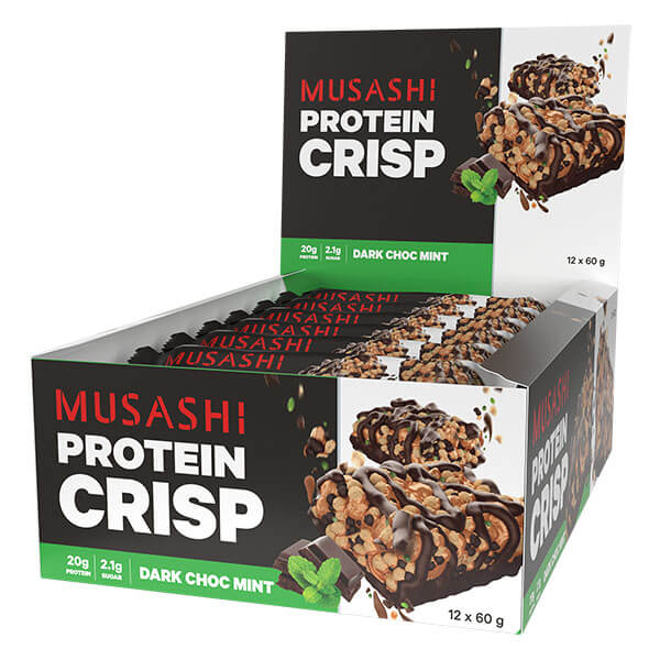 Musashi Protein Crisp Bar 60g x12