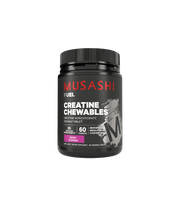 Musashi Creatine Chewables Berry Flavour 60 Tabs