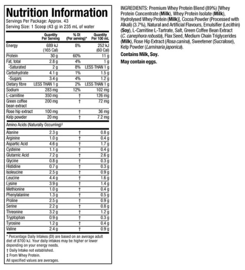 MUSCLETECH NITRO-TECH RIPPED 4LB