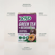 X50 Green Tea + Resveratrol 