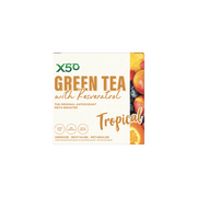 X50 Green Tea + Resveratrol 