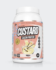 Muscle Nation CUSTARD CASEIN PROTEIN + FREE BAR