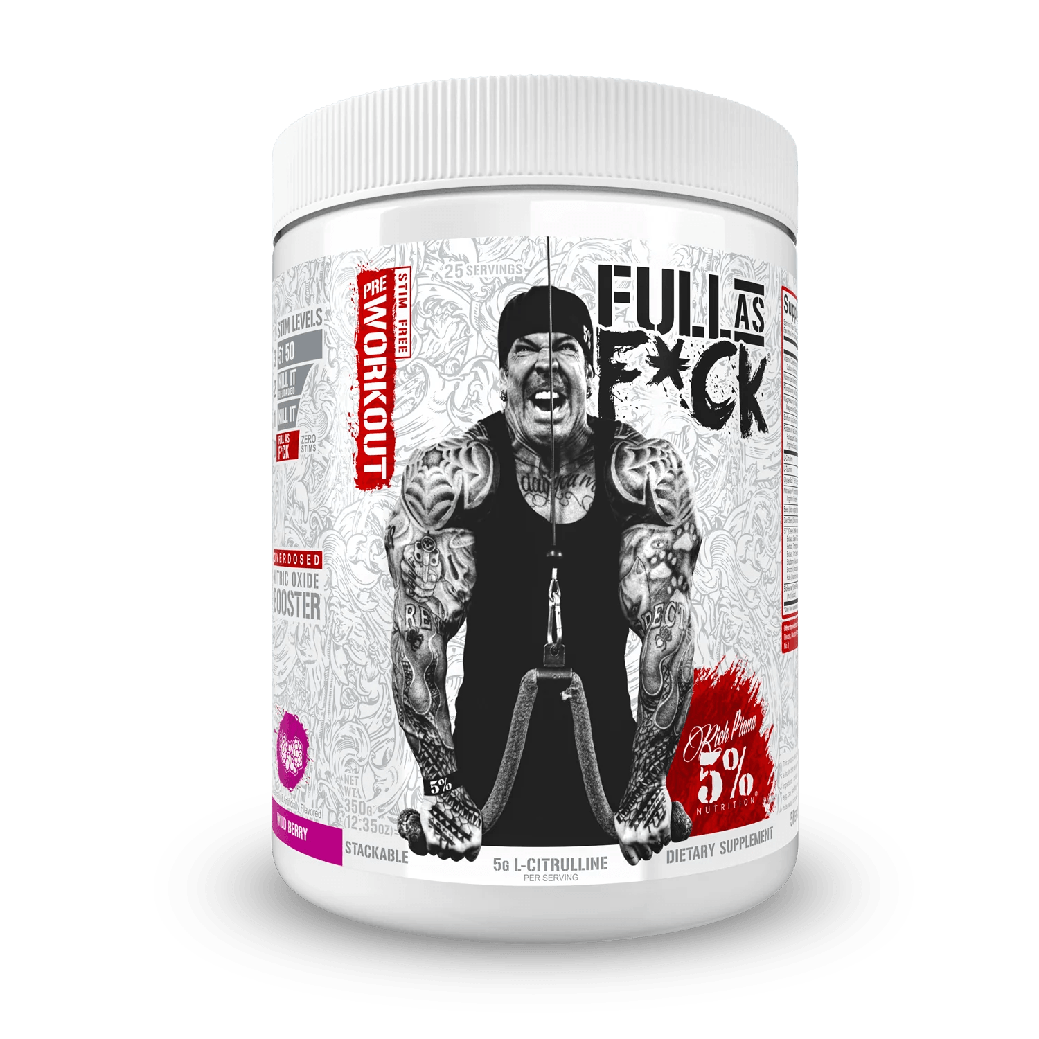 5% Nutrition Full As F*ck Nitric Oxide Booster 