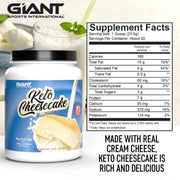 Giant Sports Keto Cheese Cake New York Style 