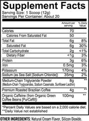 Giant Sports Instant Keto Coffee Unsweetened 