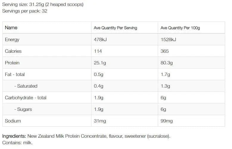 NZProtein NZ Micellar Casein 1kg - TopDog Nutrition