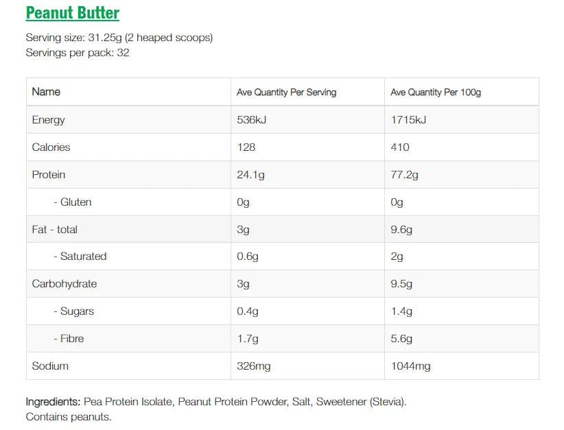 NZProtein Pea Isolate Protein - TopDog Nutrition