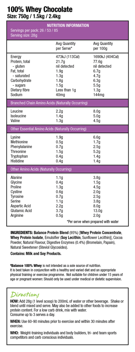 Balance 100% Whey 2kg