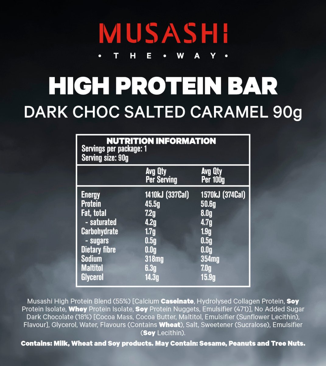 Musashi P45 High Protein Bars 