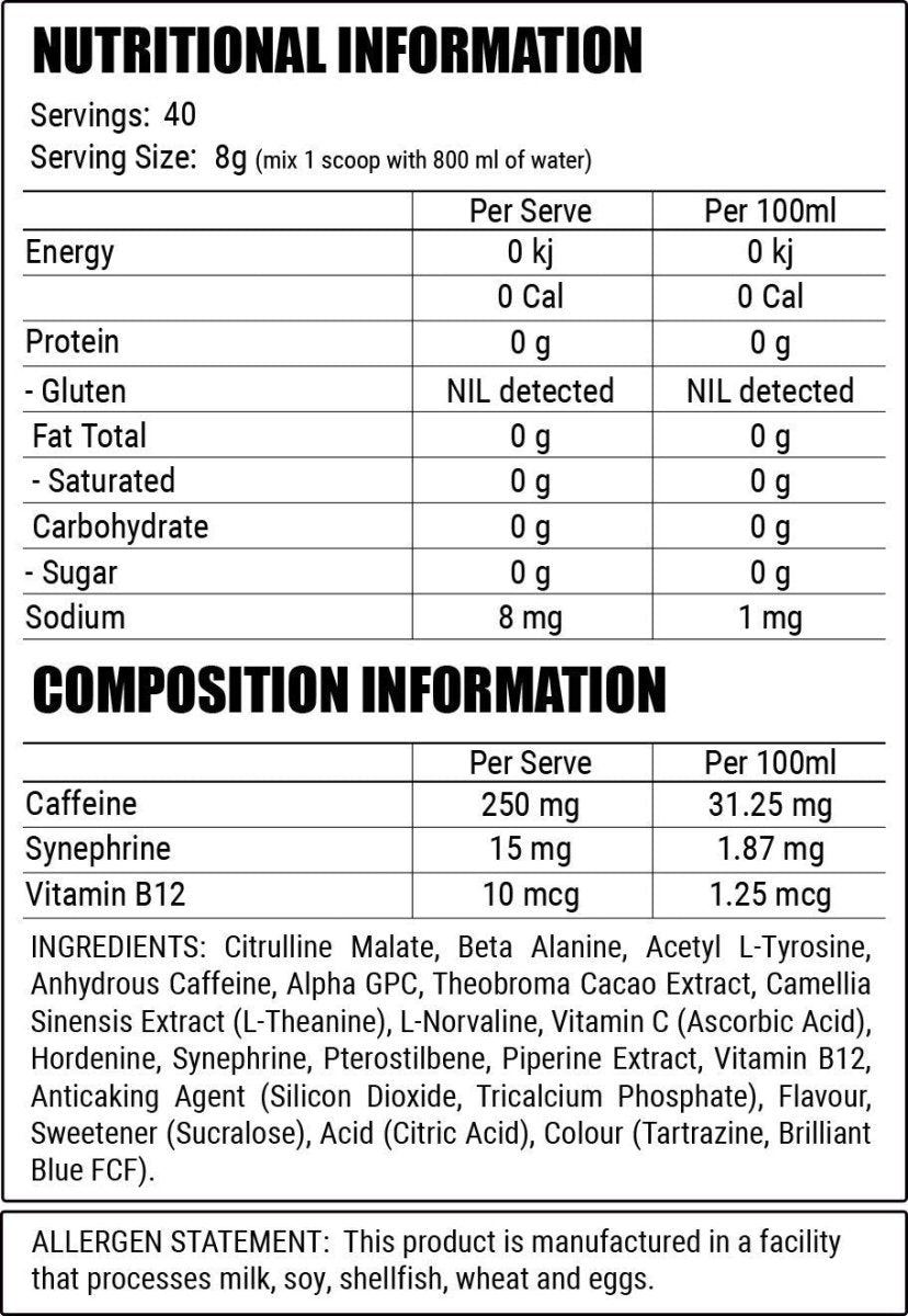 Faction Labs Disorder Pre-Workout - TopDog Nutrition