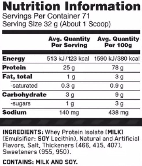 Optimum Nutrition Performance Isolate 