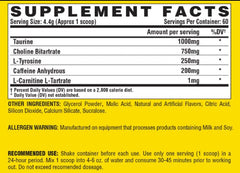 Nutrex Lipo 6 Black Training Pre-Workout 