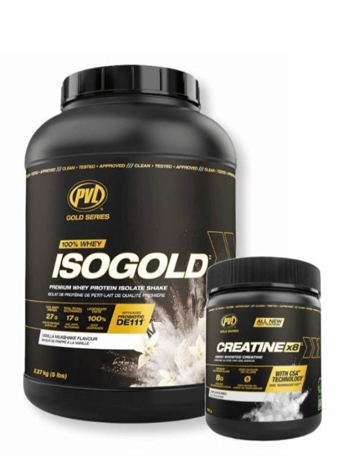 PVL Gold Series ISO Gold 5lb + Free Pvl Creatine X8 