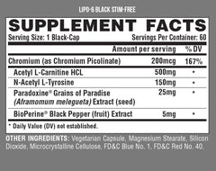 Nutrex Lipo 6 Black Stim-Free 