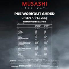 Musashi Pre-Workout Shred