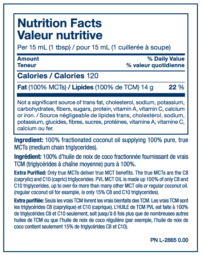 PVL 100% Pure MCT Oil Vitamins & Supplements Sky Nutrition 