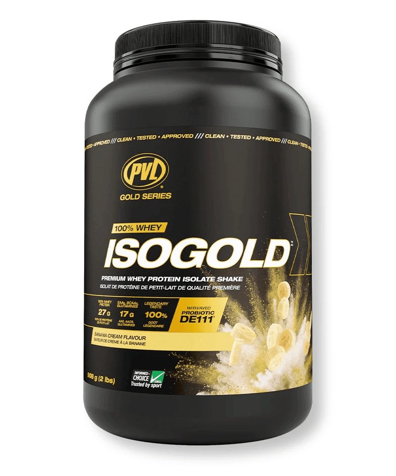 PVL Gold Series ISO Gold Vitamins & Supplements Sky Nutrition 2Lb Banana Cream 