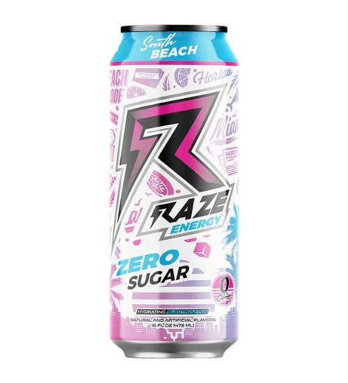 Raze Energy RTD Drinks Nutrition Drinks & Shakes Raze 6 Pack South Beach 