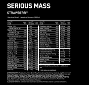 OPTIMUM NUTRITION SERIOUS MASS 12lbs 